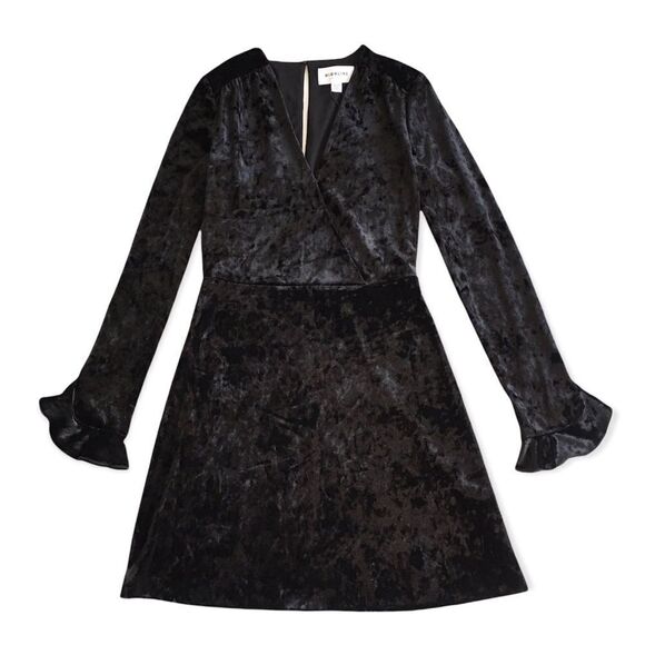 🆕Highline Collective Crushed Velvet Long Sleeve Dress - Picture 3 of 6